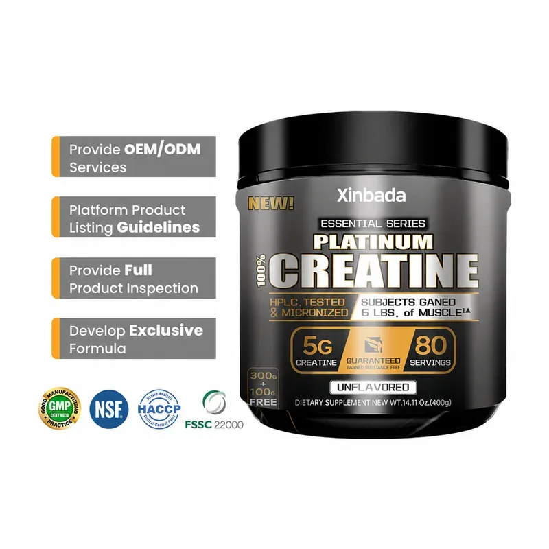 Xinbada Pre Workout Creatine Monohydrate Energy Drink Powder with Caffeine OEM ODM