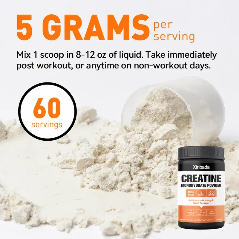 Xinbada Sugar Free Creatine Monohydrate Mass Gainer Powder product gallery image 4