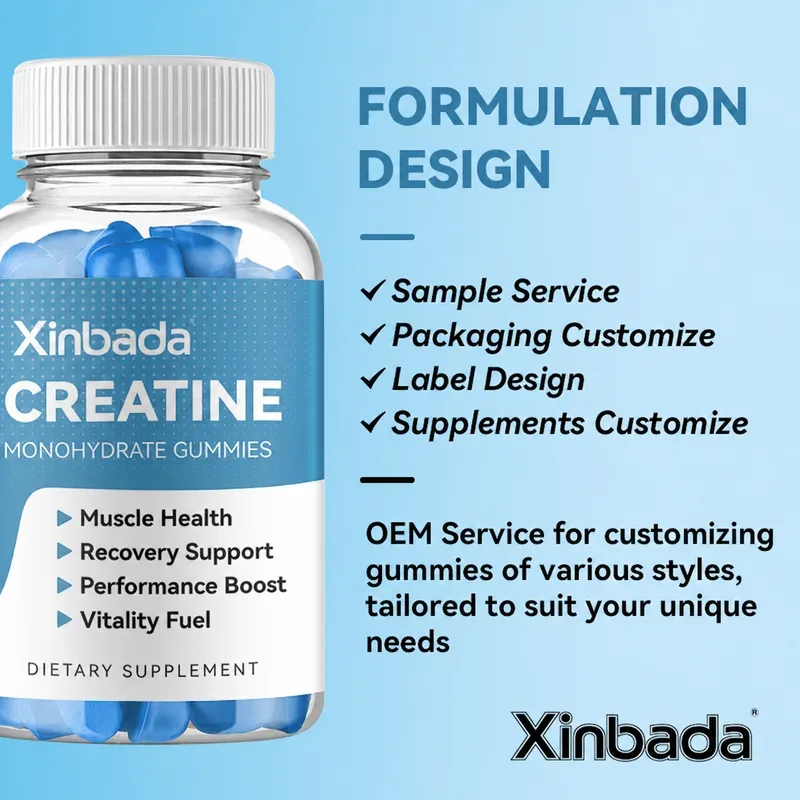 Xinbada Pre Workout Creatine Monohydrate Gummies OEM ODM