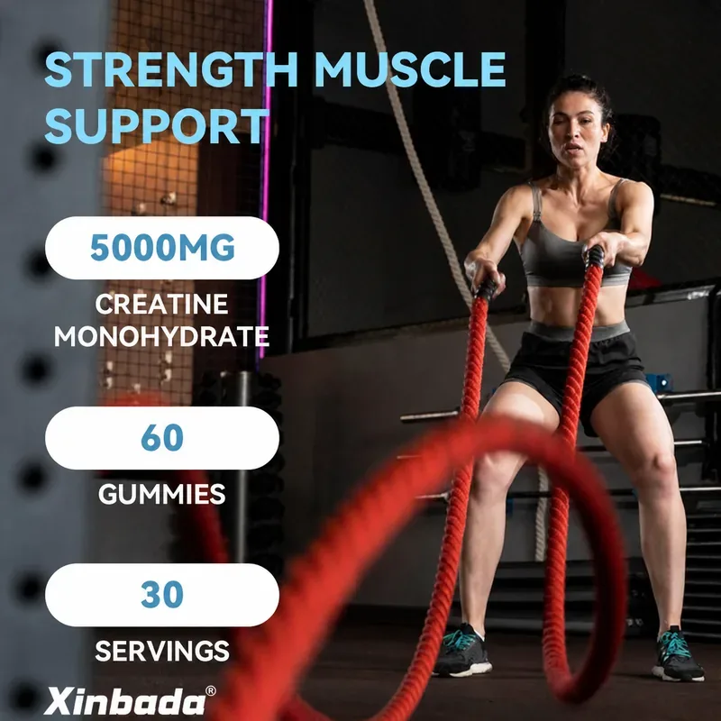 Xinbada Pre Workout Creatine Monohydrate Gummies product gallery image 4