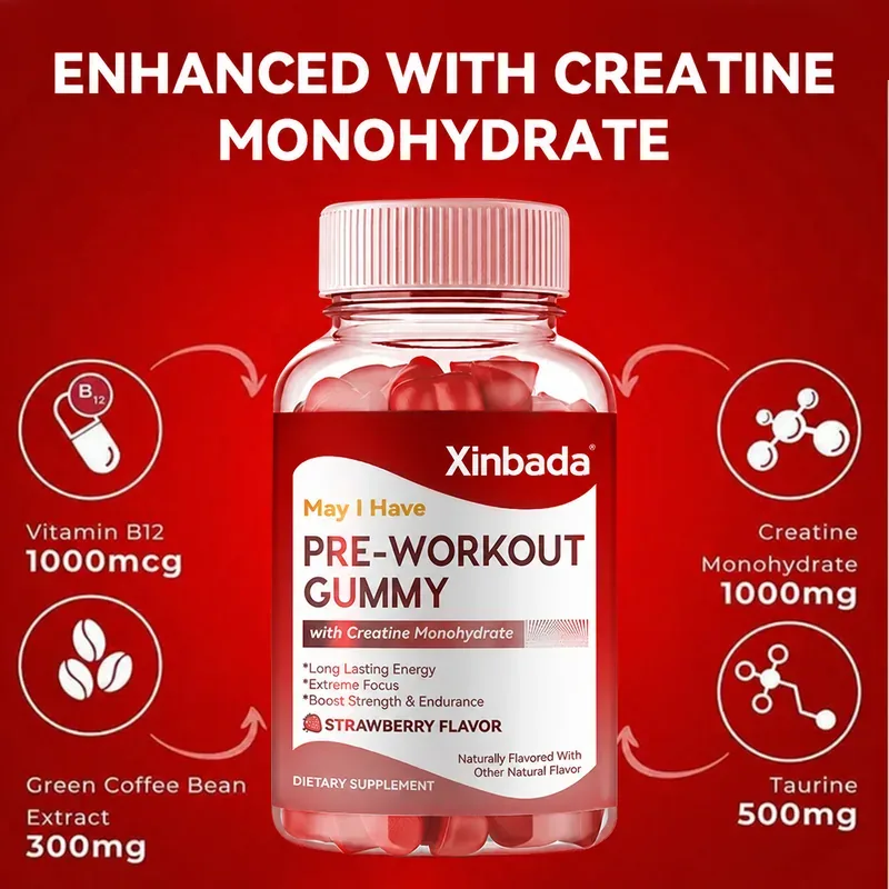 Xinbada Sugar Free Creatine Monohydrate Gummy Bears product gallery image 3