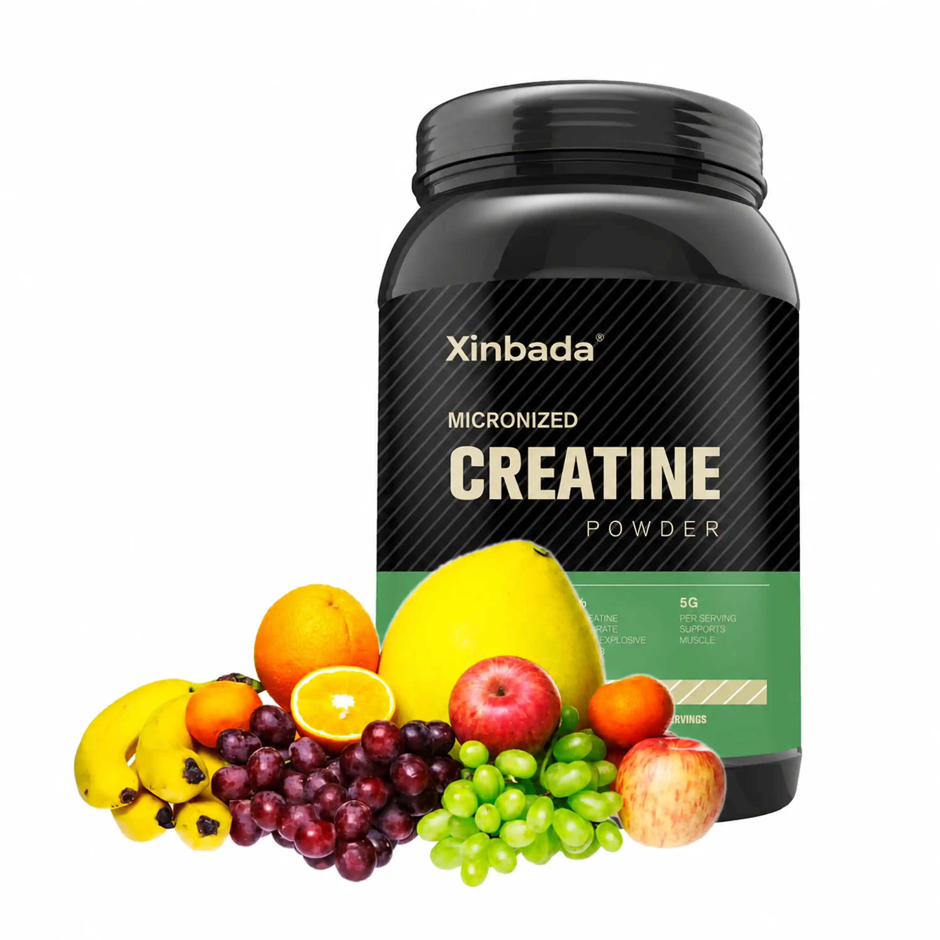 Xinbada 200 Mesh Creatine Monohydrate Pre Workout Powder OEM ODM