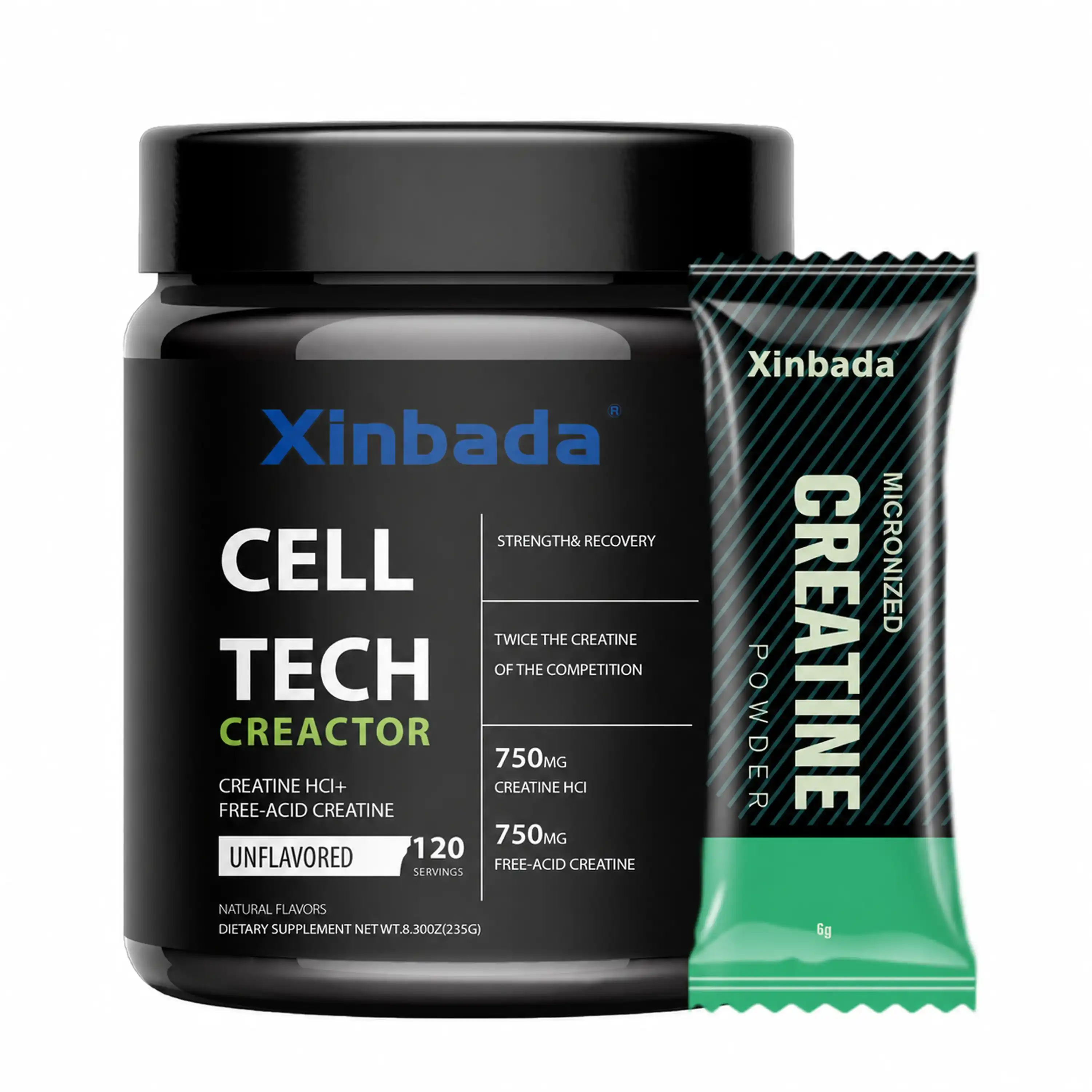 Xinbada Flavored Micronized Creatine Powder with BCAA product gallery image 5