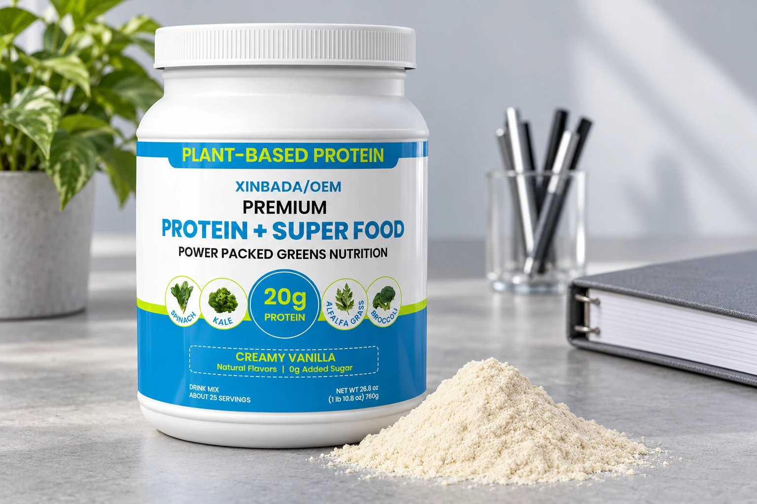 A labelled supplement example arranged for a comparison of product identity and supplier records