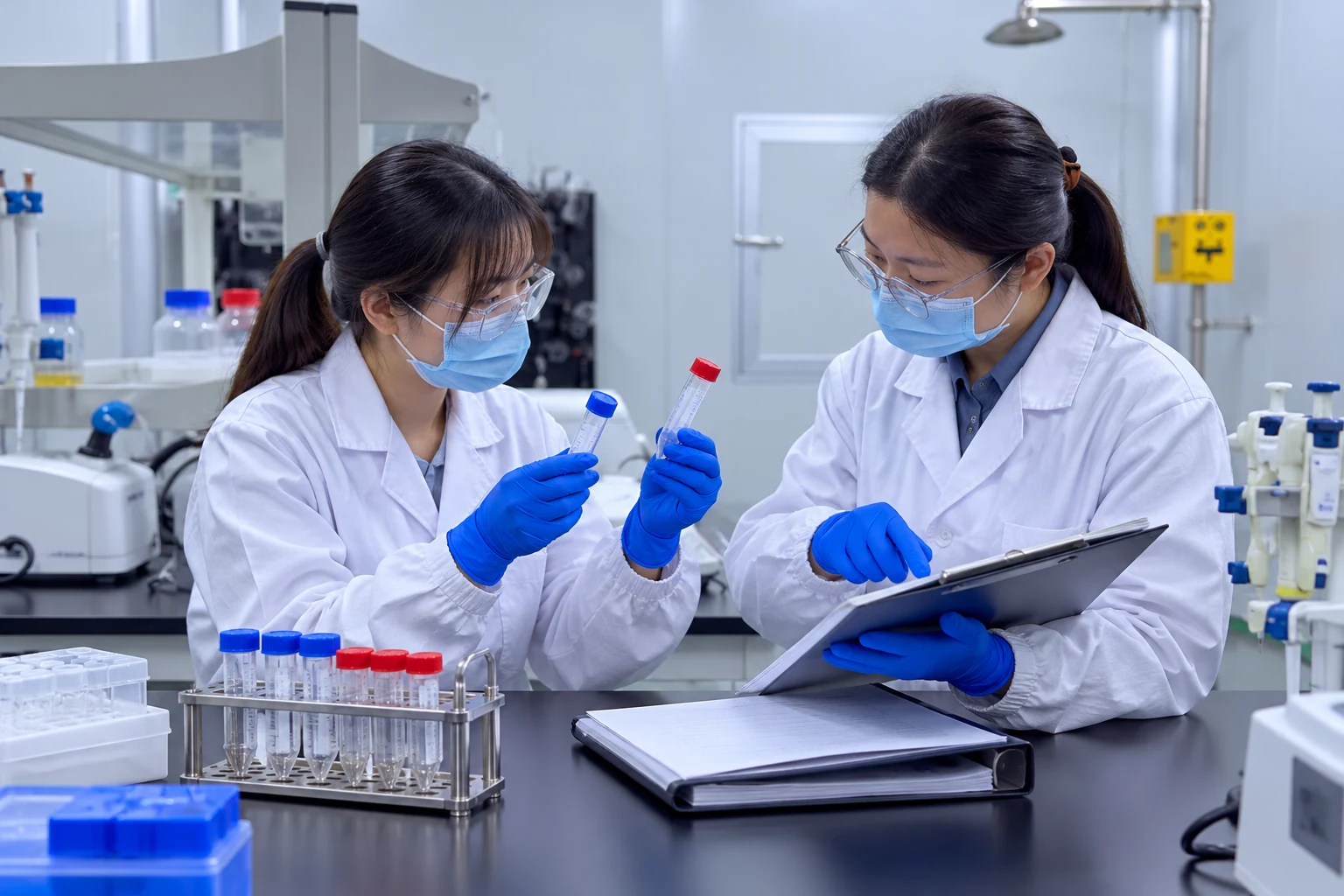 Laboratory discussion illustrating method transfer and specification review
